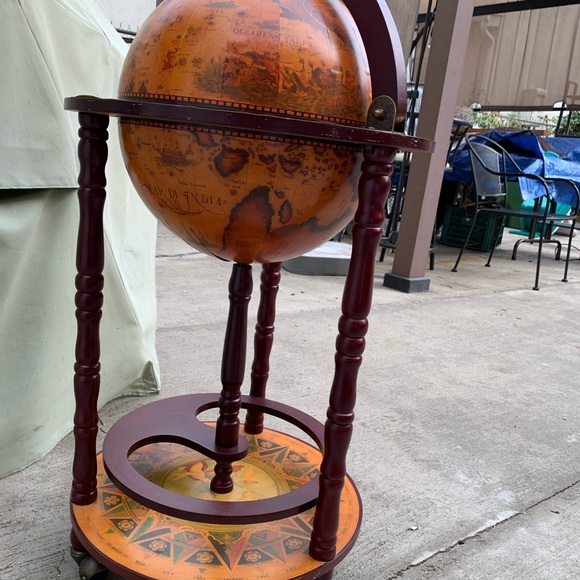 Floor world globe vintage